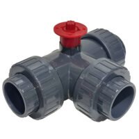 valvula-3-vias-pvcu-tipo-T-adaptador-atuador-aqua-plastic
