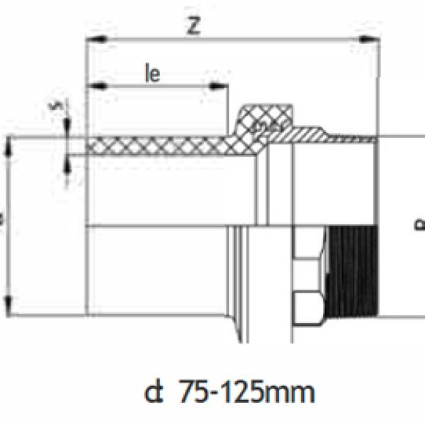 ADAPTADOR DE TRANSlCAO PE-LATAO ROSCA FEMEA DIM 2